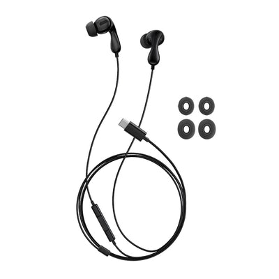 Baseus Encok CZ20 In-Ear Wired USB-C Headphones - Black