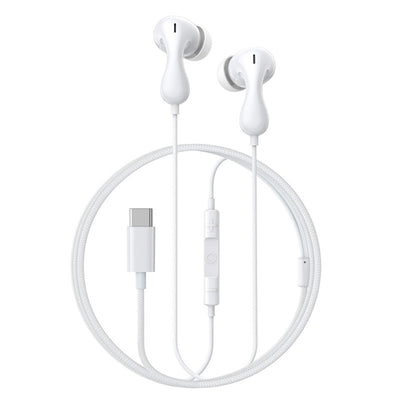 Baseus Encok CZ20 In-Ear Wired USB-C Headphones - White