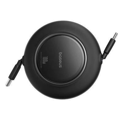 Baseus Free2Pull Mini 100W Retractable USB-C Cable - USB-C 2m - Black