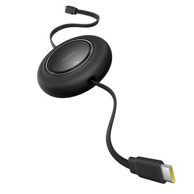 Baseus Free2Pull Mini 100W Retractable USB-C Cable - USB-C 2m - Black