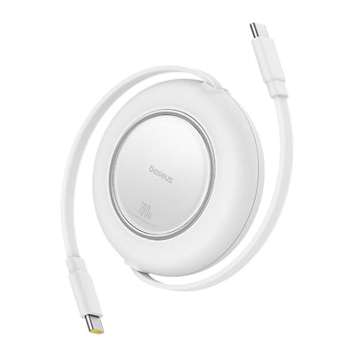 Baseus Free2Pull Mini 100W Retractable USB-C Cable - USB-C 2m - White