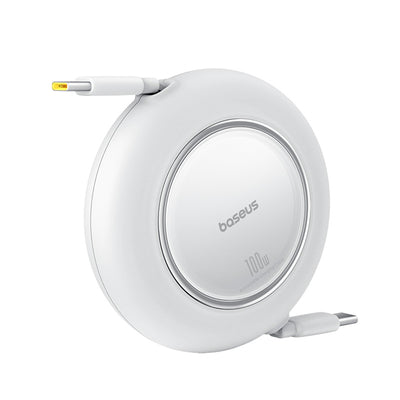 Baseus Free2Pull Mini 100W Retractable USB-C Cable - USB-C 2m - White