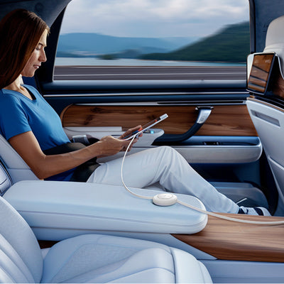 Baseus Free2Pull Mini 100W Retractable USB-C Cable - USB-C 2m - White