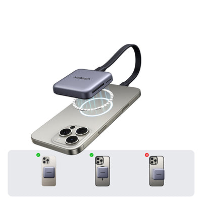 Ugreen Magnetic Memory Card Reader + 100W PD 3in1 Charger - Gray