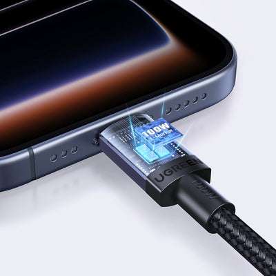 Ugreen USB-C to USB-C PD Cable 100W 5A 2m - Black