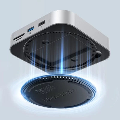 Orico MiniLink 9-in-1 Docking Station with Hard Drive Bay - Silver