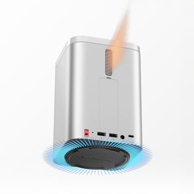 Orico MiniTower Docking Station with Hard Drive Bays for up to 56TB - Silver