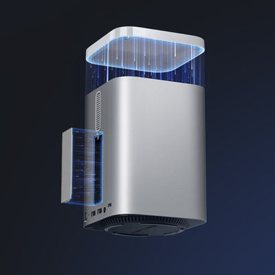 Orico MiniTower Docking Station with Hard Drive Bays for up to 56TB - Silver