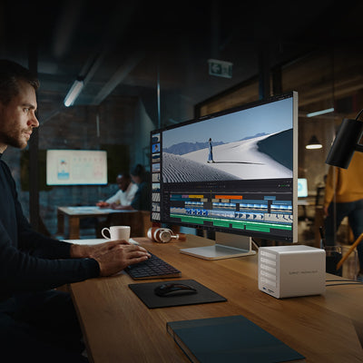 Orico 8848RC3 DAS Series 4-bay 2.5" HDD/SSD Disk Array - White