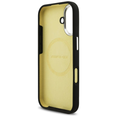 AMG Silicone Oversize Rhombs MagSafe Case for iPhone 17 - Black — Mercedes