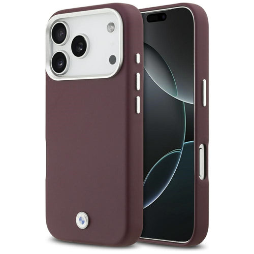BMW Sign Full Wrapped Metal MagSafe Case for iPhone 17 Pro - Red