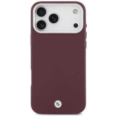 BMW Sign Full Wrapped Metal MagSafe Case for iPhone 17 Pro Max - Red