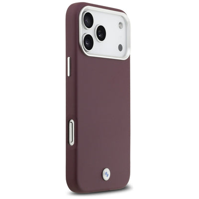 BMW Sign Full Wrapped Metal MagSafe Case for iPhone 17 Pro Max - Red