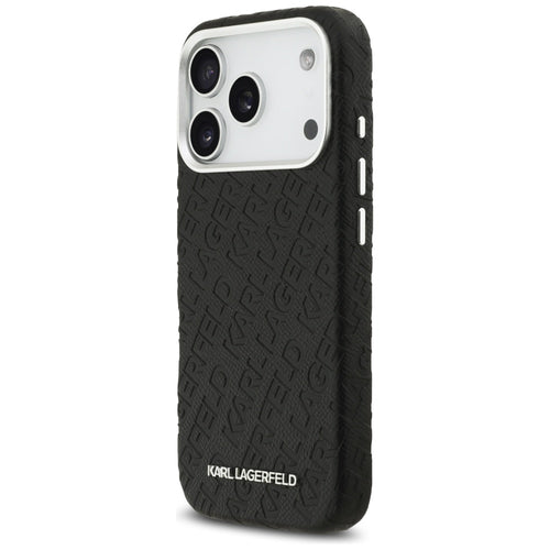 Karl Lagerfeld FW Stamped Karl MagSafe Case for iPhone 17 Pro - Black