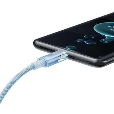 Baseus Explorer 100W USB-C - USB-C Cable with Intelligent Temperature Sensor 2m - Blue