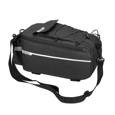WYA26Y0S Thermal Bike Pannier Bag with Shoulder Strap - Black — Hurtel