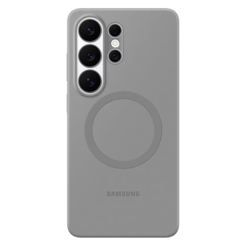 Samsung Silicone Magnet Case for Samsung Galaxy S26 Ultra, MagSafe Compatible - Gray
