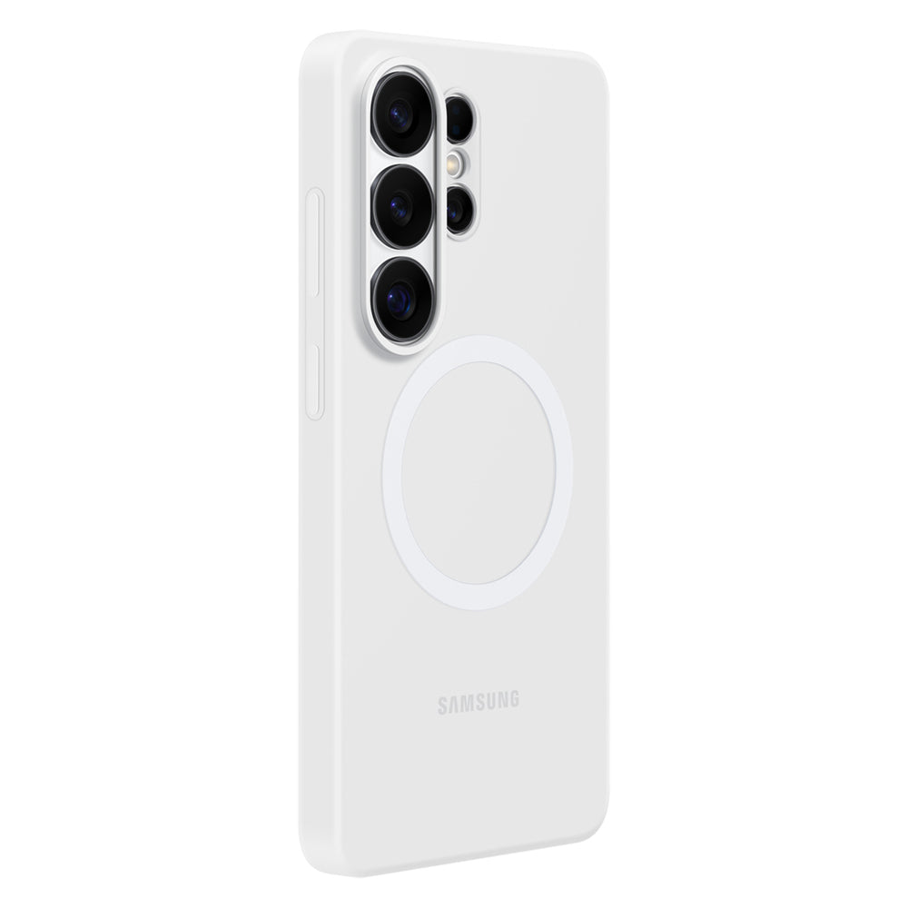 Samsung Silicone Magnet Case for Samsung Galaxy S26 Ultra, MagSafe Compatible - White