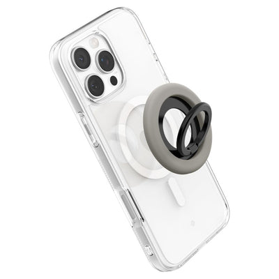 Spigen Nano Pop MagSafe Magnetic Ring for Phone - Gray and Black