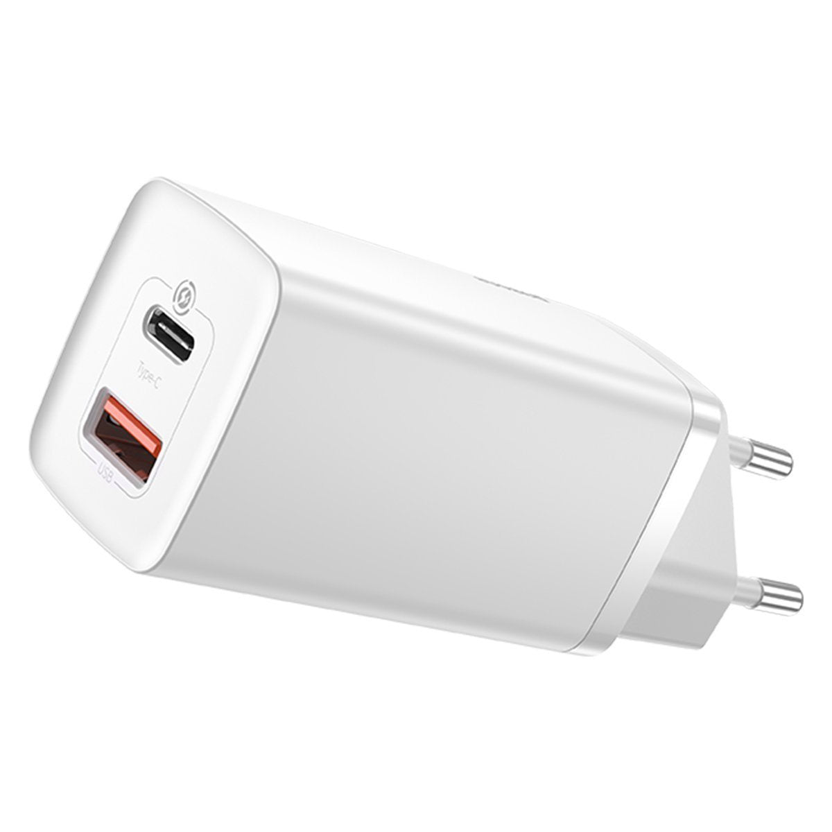 Quick Travel Charger Baseus GaN2 Lite USB+C 65W EU (white) - Product Image 1