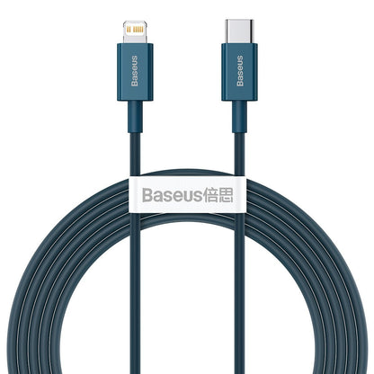 Baseus Superior Series Cable USB-C to iP, 20W, PD, 2m (blue) - Product Image 1
