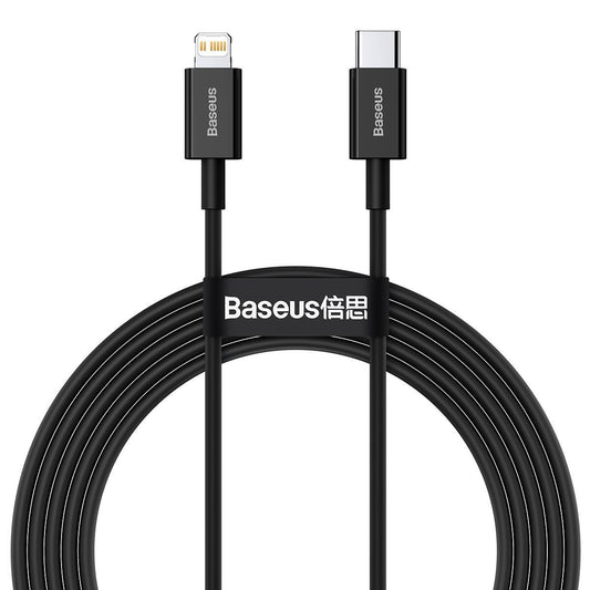 Baseus Superior Series Cable USB-C to iP, 20W, PD, 2m (black) - Product Image 2