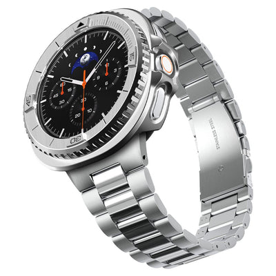 Spigen Bezel Tune Pro Pilot Cover for Samsung Galaxy Watch 8 Classic 46mm - Silver