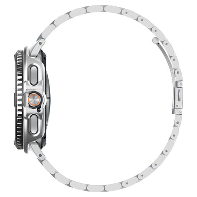 Spigen Bezel Tune Pro Pilot Cover for Samsung Galaxy Watch 8 Classic 46mm - Silver