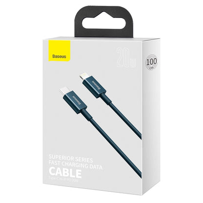 Baseus Superior Series Cable USB-C to iP, 20W, PD, 1m (blue) - Product Image 10