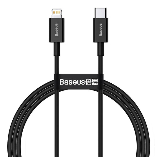 Baseus Superior Series Cable USB-C to iP, 20W, PD, 1m (black) - Product Image 2