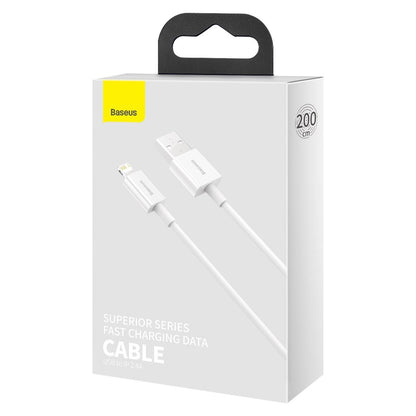 Baseus Superior Series Cable USB to iP 2.4A 2m (white) - Product Image 11