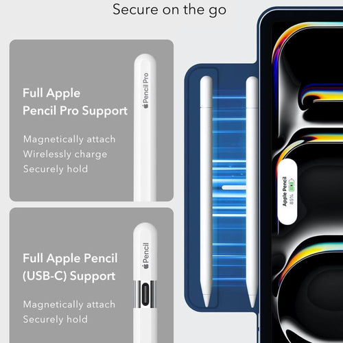 ESR Rebound Magnetic Case for iPad Pro 11" 5 / 6 / 2024-2025 - Navy Blue