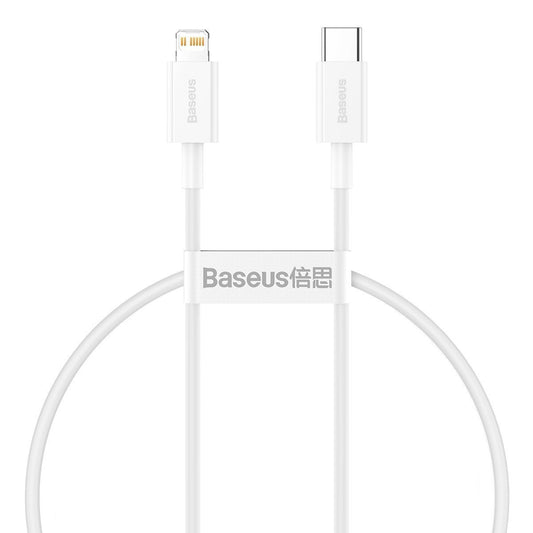 Baseus Superior Series Cable USB-C to Lightning, 20W, PD, 0,25m (white) - Product Image 2