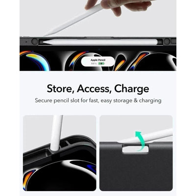 ESR Flip Hybrid Case for iPad Pro 13” 7 / 8 / 2024-2025 - Black