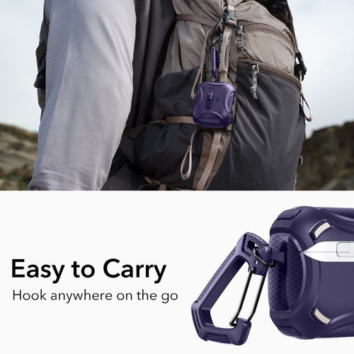 ESR Cyber ​​FlickLock MagSafe Case for AirPods Pro 3 - Purple