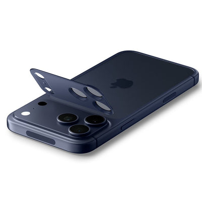 Spigen Optik Pro XL Camera Lens Glass for iPhone 17 Pro - Navy Blue