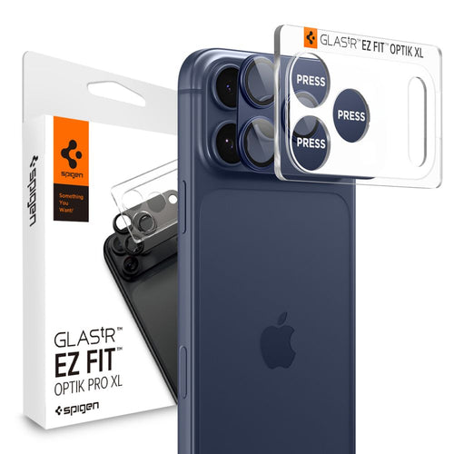 Spigen Optik Pro XL Camera Lens Glass for iPhone 17 Pro Max - Navy Blue
