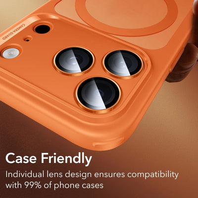 ESR Armorite Camera Lens Glass for iPhone 17 Pro / Max / 15 Pro / Max / 16 Pro / Max / 17 Pro / Max - Orange