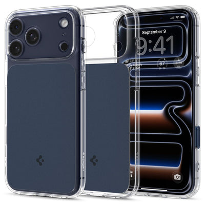 Spigen Thin Fit MagSafe Case for iPhone 17 Pro Max - Clear Navy Blue