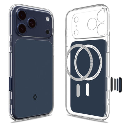 Spigen Thin Fit MagSafe Case for iPhone 17 Pro - Clear Navy Blue
