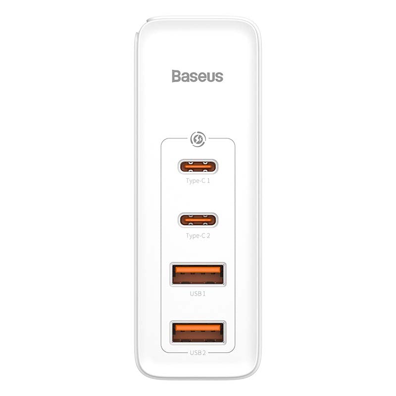 Travel Charger Baseus GaN2 Pro Quick  2x USB + 2x USB-C, 100W, EU (white) - Product Image 5