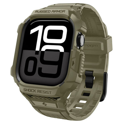 Spigen Rugged Armor Pro Strap for Apple Watch 46mm - Green