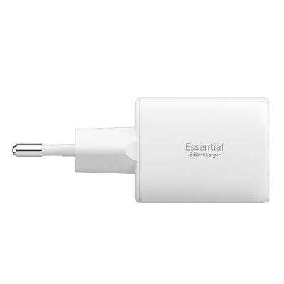 Spigen Essential EE352EU USB-C / USB-A 35W Wall Charger - White