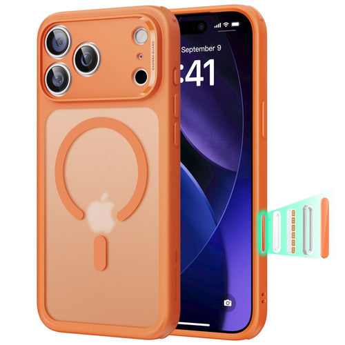 ESR Classic Hybrid MagSafe Case for iPhone 17 Pro - Clear Orange
