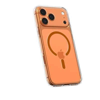 Spigen Ultra Hybrid MagSafe Case for iPhone 17 Pro - Clear Orange