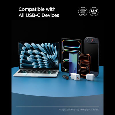 Spigen EB10010CC 100W 100 cm Cable - Black