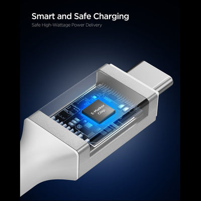 Spigen EB24012CC USB-C Cable 240W 120cm - White