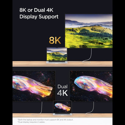 Spigen EB24012CC USB-C Cable 240W 120cm - White