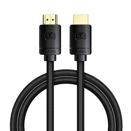 Baseus High Definition Series HDMI 2.1 cable, 8K 60Hz, 3D, HDR, 48Gbps, 1m (black) - Product Image 2