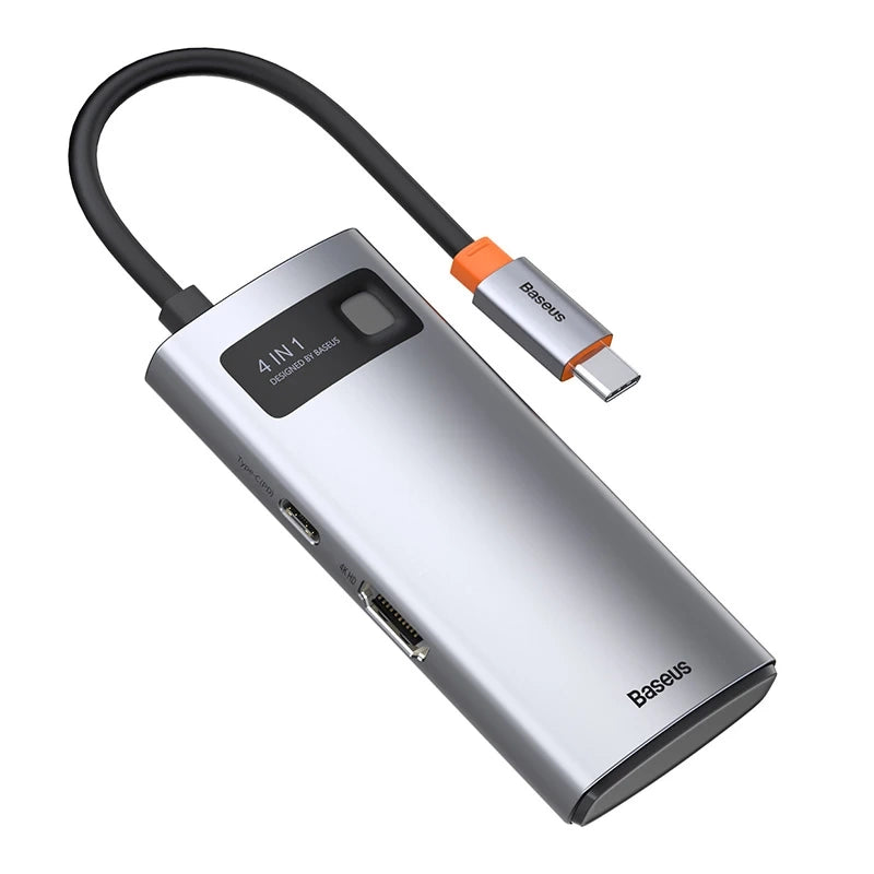 Hub 4in1 Baseus Metal Gleam Series, USB-C to USB 3.0 + USB 2.0 + HDMI + USB-C PD - Product Image 6